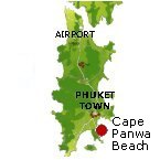 Panwa Beach Karte - Phuket Map